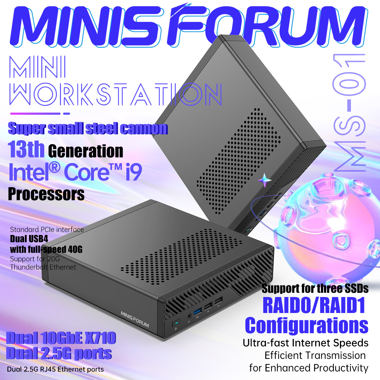 computer minisforum ms 01 miniworkstation high performance intel 13th computer minisforum ms 01 miniworkstation high performance intel 13th