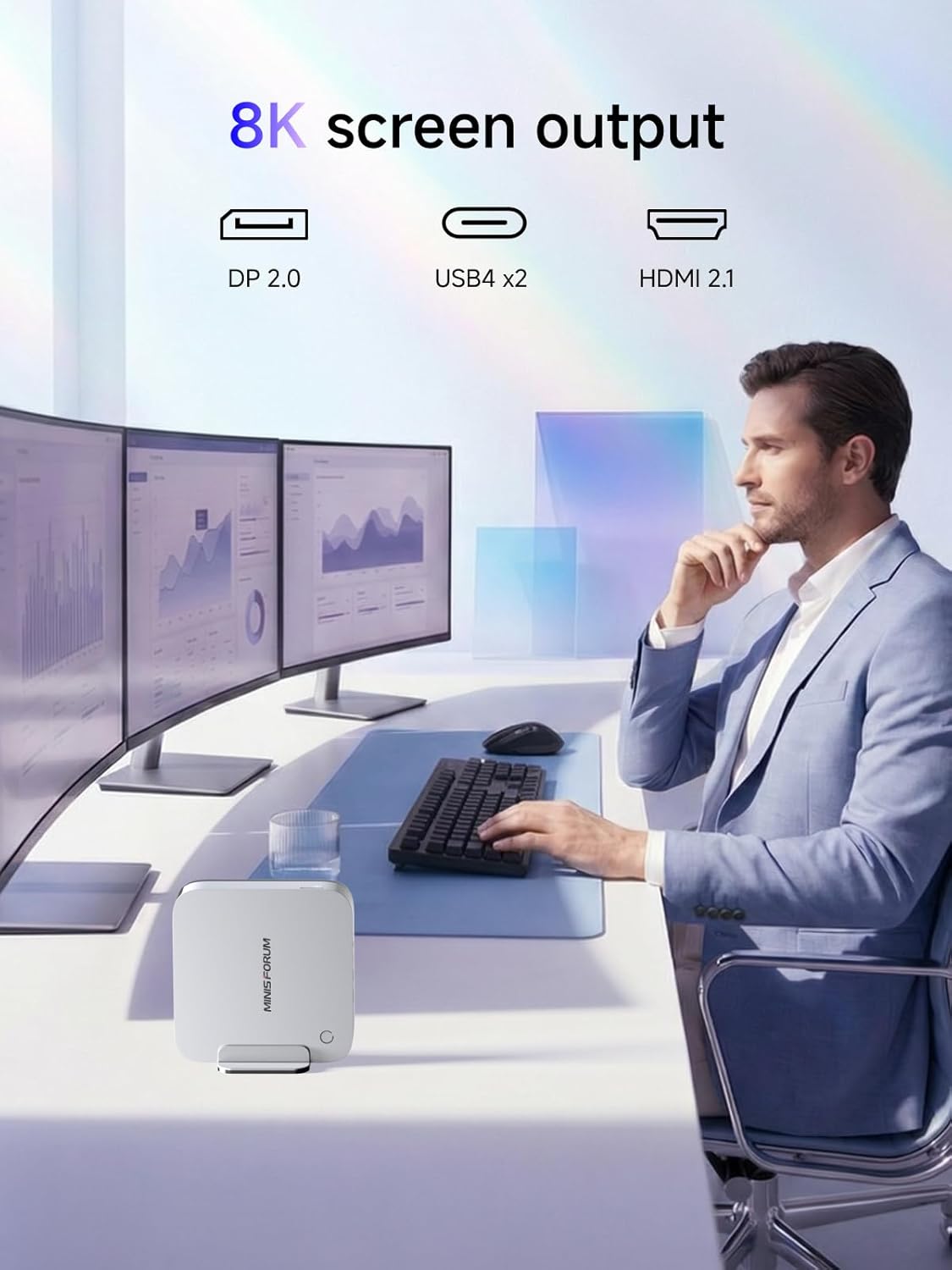 minisforum ai x1 pro zen 5 ryze ai 9 hx 470 / wi fi 7 / 2.5gbe / bluetooth 5.4 / 4x 4k multi display minisforum ai x1 pro zen 5 ryze ai 9 hx 470 / wi fi 7 / 2.5gbe / bluetooth 5.4 / 4x 4k multi display
