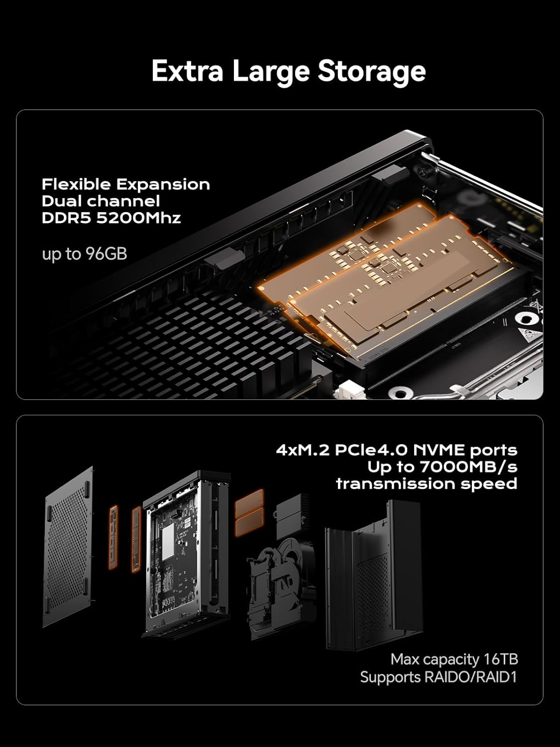 คอมพิวเตอร์แบบ pc minisforum ms a1 mini workstation supports amd am5 9950x /9900x /8700g/7950x/7900x คอมพิวเตอร์แบบ pc minisforum ms a1 mini workstation supports amd am5 9950x /9900x /8700g/7950x/7900x