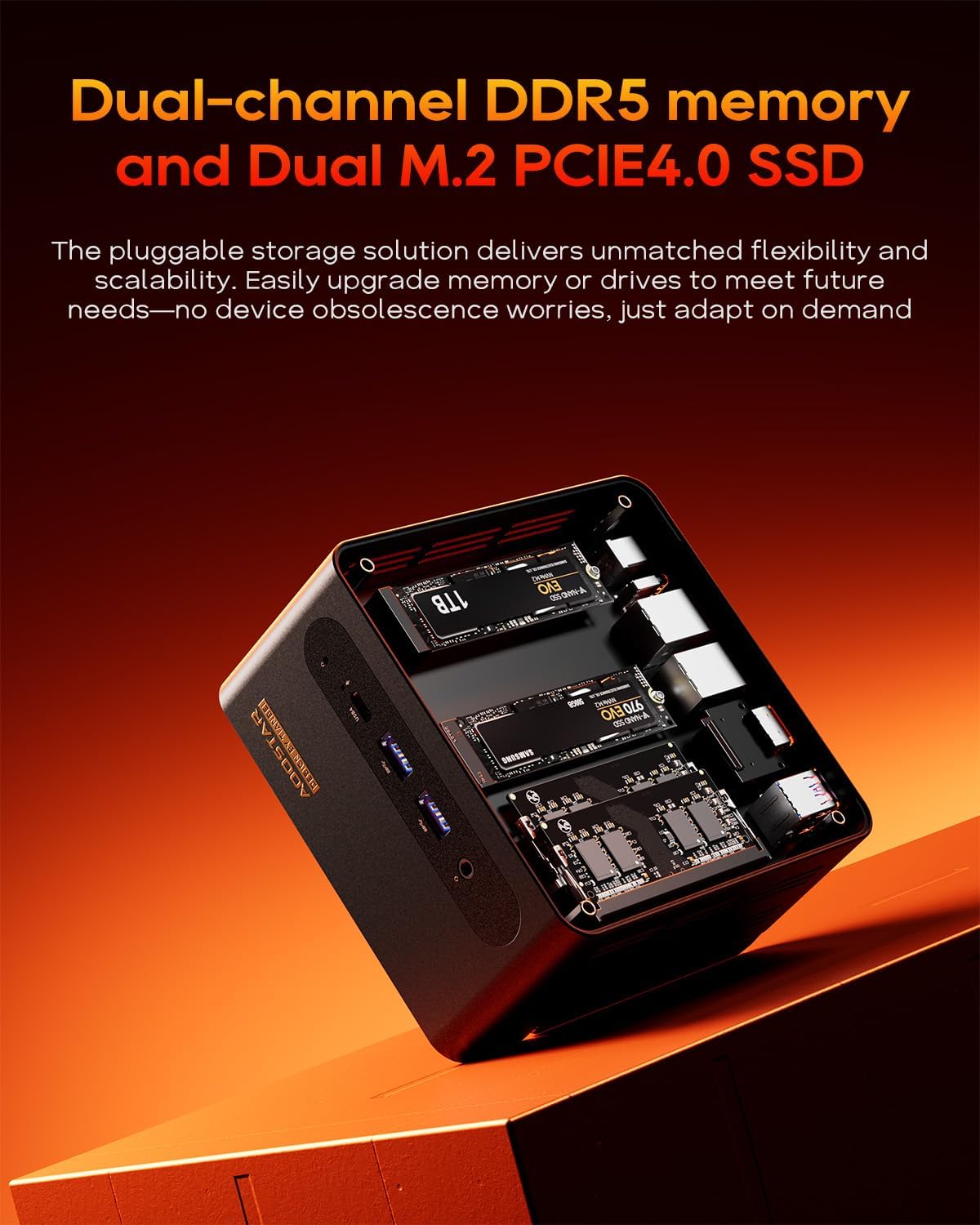 mini pc aoostar g flip370 amd ryzen ai 9 hx370 zen 5 with 5" hd screen wifi7 npu 50 tops mini pc aoostar g flip370 amd ryzen ai 9 hx370 zen 5 with 5" hd screen wifi7 npu 50 tops