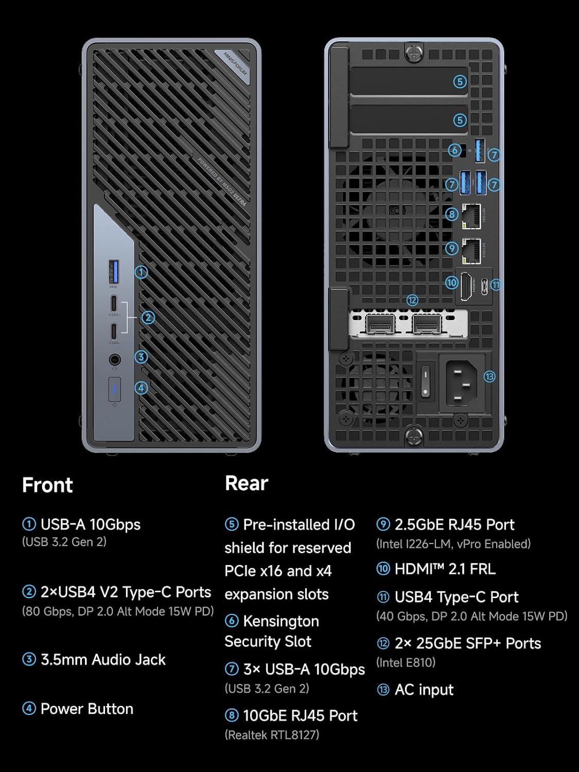 คอมพิวเตอร์ mini workstation ai minisforum ms 02 ultra performance intel core ultra 9 285hx | 275hx (copy) คอมพิวเตอร์ mini workstation ai minisforum ms 02 ultra performance intel core ultra 9 285hx | 275hx (copy)