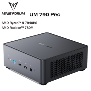 คอมพิวเตอร์แบบ mini pc minisforum um790 pro amd ryzen 9 7940hs um780 amd 7840hs zen 4 phoenix apus