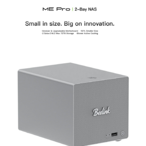 คอมพิวเตอร์ขนาดเล็ก/เก็บข้อมูลบนเครือข่าย beelink me pro 2 bay hybrid nas/ mini pc intel® n150