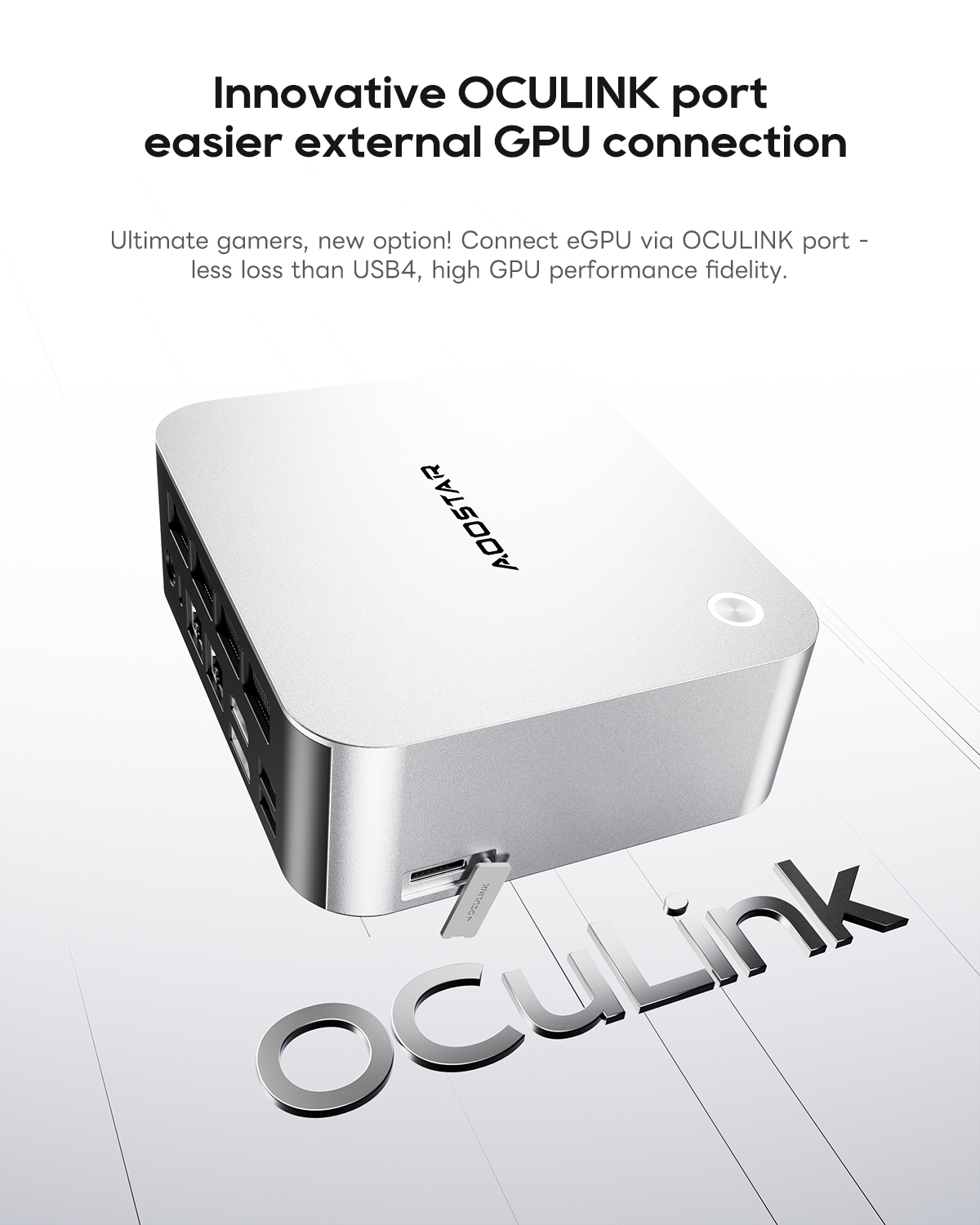 คอมพิวเตอร์ขนาดเล็ก aoostar maco amd ryzen™ 7 h255 compact size, powerful performance คอมพิวเตอร์ขนาดเล็ก aoostar maco amd ryzen™ 7 h255 compact size, powerful performance