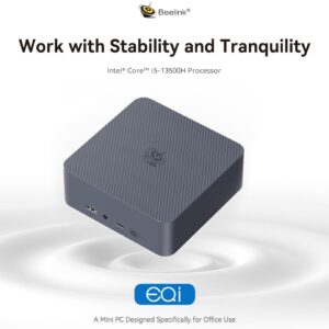 คอมพิวเตอร์ขนาดเล็ก mini pc beelink eqi13 intel® cor 13500h work stability business easily handled