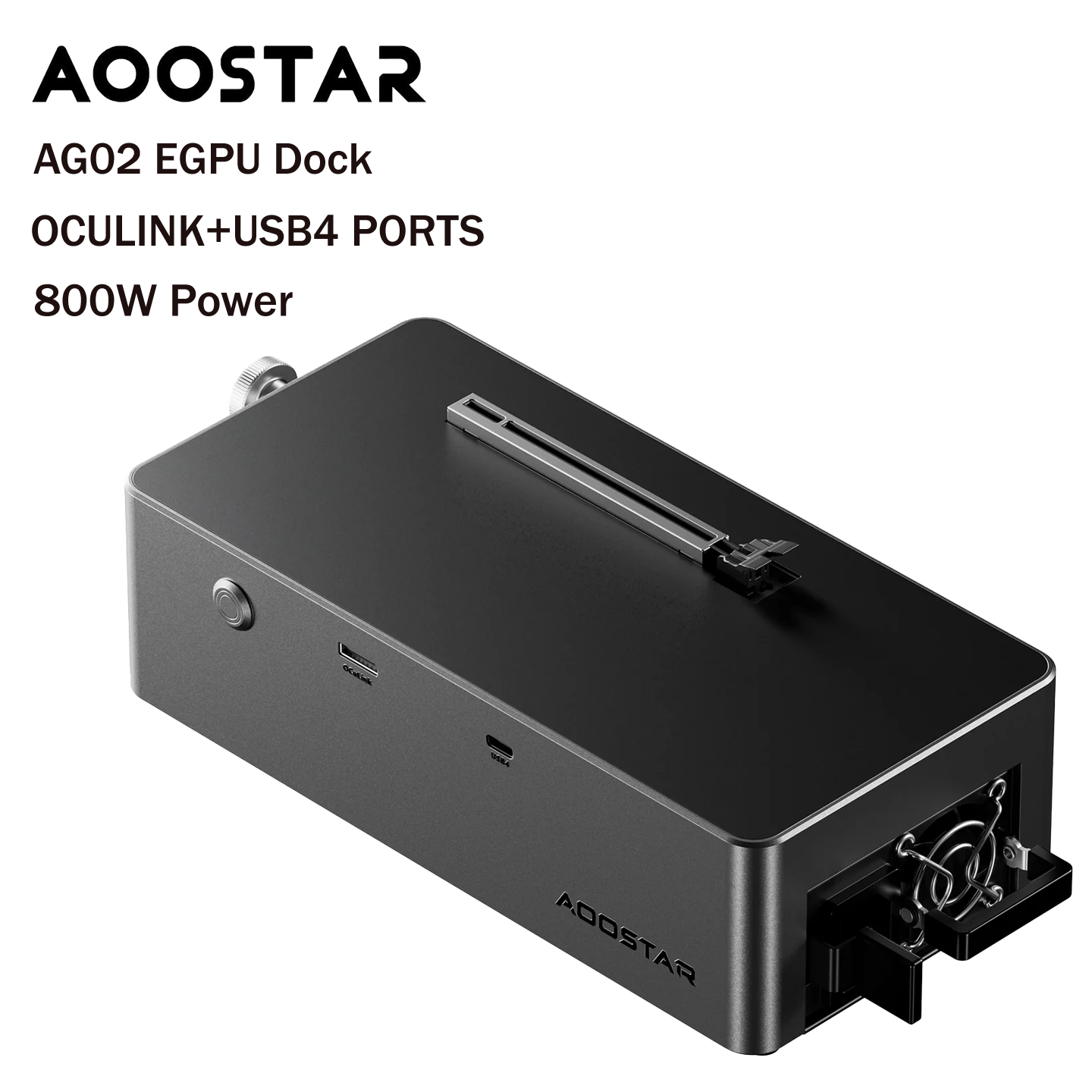 อุปกรณ์ต่อการ์ดจอแยก aoostar ag02 egpu dock oculink usb4 port built in 800w powersupply us plug อุปกรณ์ต่อการ์ดจอแยก aoostar ag02 egpu dock oculink usb4 port built in 800w powersupply us plug